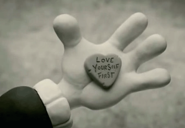 love yourself first. mary and max love yourself