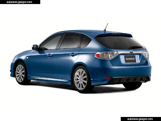 blue Subaru Impreza R Hatch wallpaper