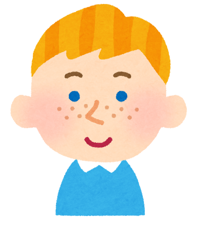 そばかすのある白人の男の子のイラスト かわいいフリー素材集 いらすとや