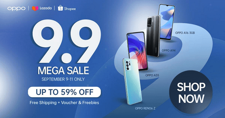 Watch out for Incredible Deals, Discounts of up to 59% Off in OPPO’s 9.9 Mega Sale!