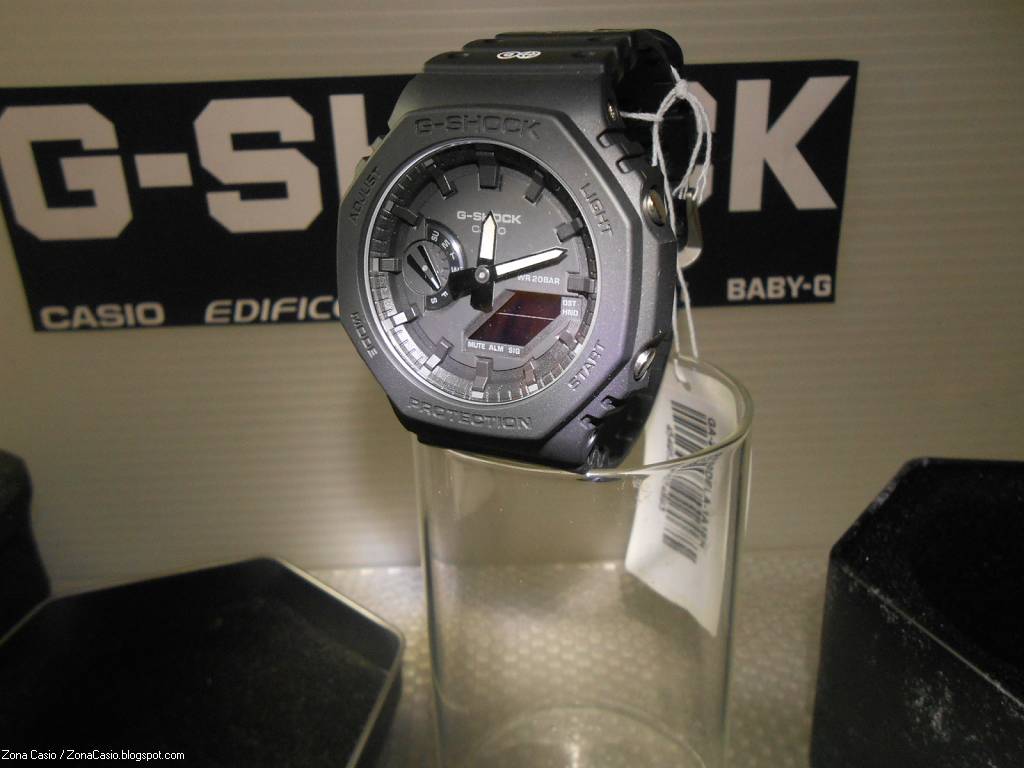 Zona Casio: Prueba de de los lanzamientos del año: G-Shock GA-2100 edición especial Delaossa