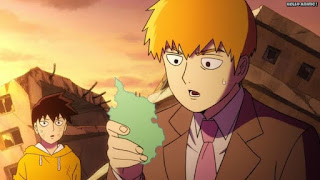 モブサイコ100アニメ 2期12話 霊幻新隆 れいげん Reigen Arataka CV.櫻井孝宏 | Mob Psycho 100 Episode 24