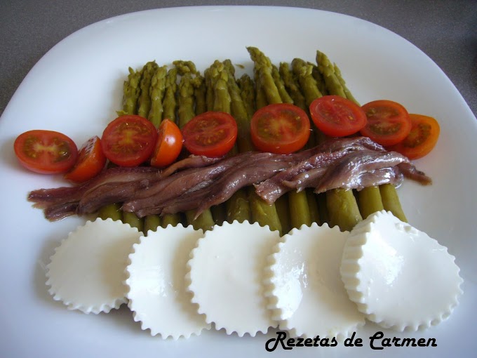Ensalada de espárragos