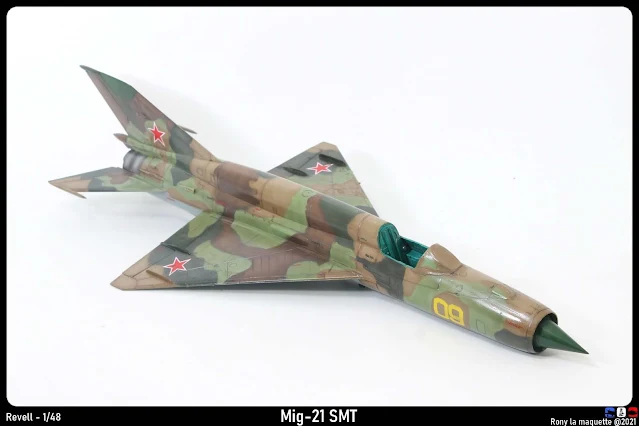 Les jus du Mig-21 SMT de Revell au 1/48.