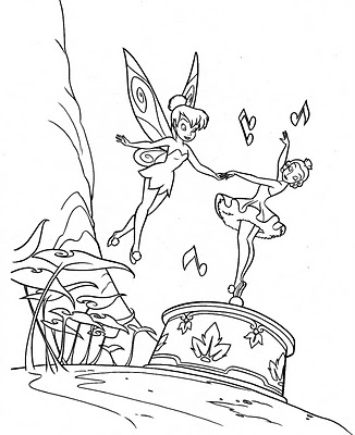 tinkerbell coloring pages