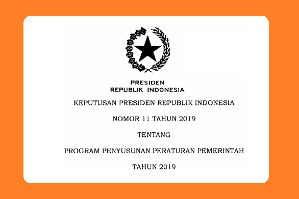  Keppres Nomor 11 Tahun 2019 