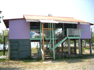 bar on the beach, El Porvenir, Honduras