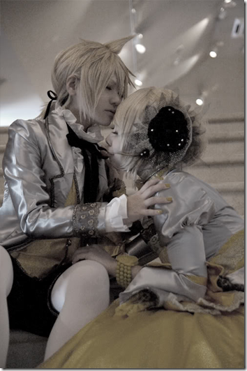 vocaloid 2 cosplay - kagamine len and rin