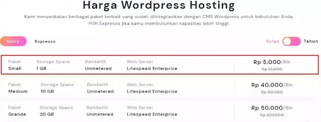 WordPress Hosting Murah dari IDCloudHost, Hanya Rp5.000!