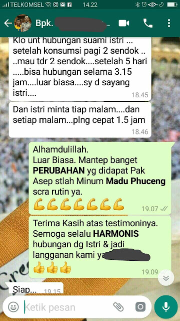 Testimoni Konsumen Madu Phuceng Kuat Stamina 2020 Teranyar