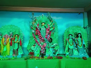 मां अष्ठभुजी संस्था कन्हईपुर जौनपुर की दुर्गा पूजा
