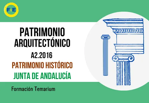 Oposiciones para ayudantes del patrimonio arquitectónico de Andalucía