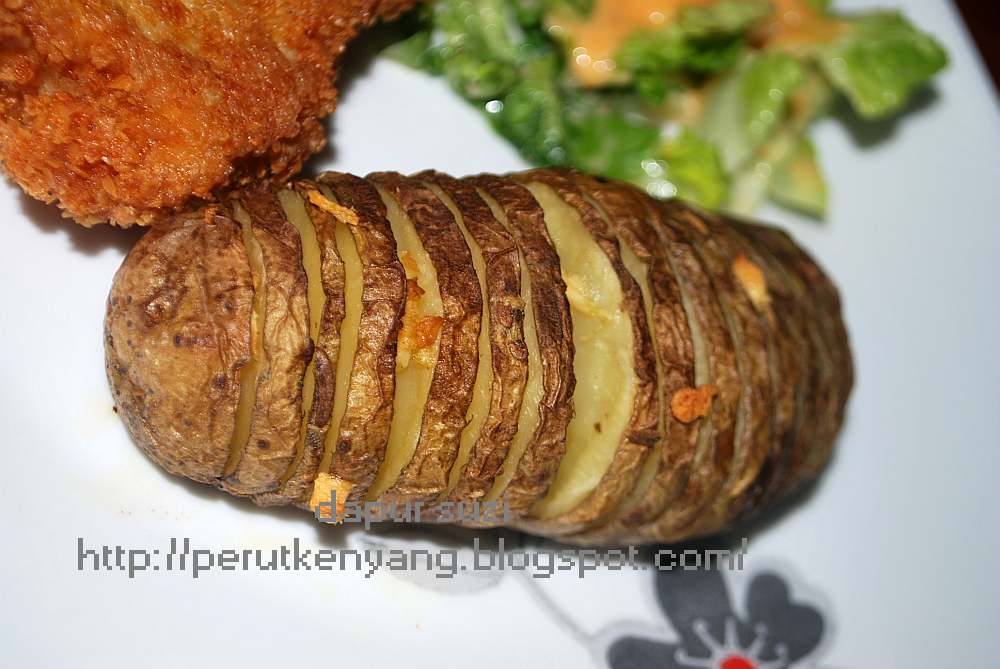 Dapur Suzi: HASSELBACK POTATOES dan IKAN DOWRY GORENG BERSALUT