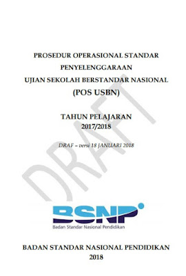  Blog pendidikan kawasan mengembangkan dan berguru Download Draft POS USBN SD/SMP/SMA/SMK 2018