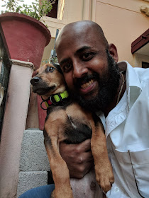 Selfie time - me and my puppy Alpha