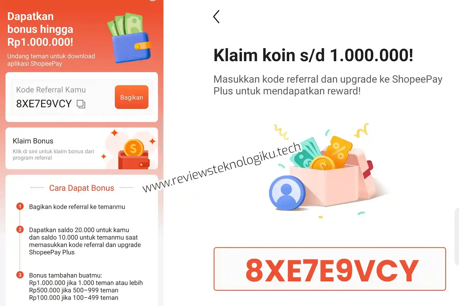 Kode Referral ShopeePay Untuk Pengguna Baru