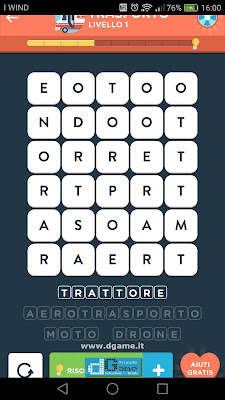 WordBrain 2 soluzioni: Categoria Trasporto (5X6) Livello 1