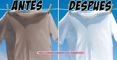 Este blanqueador casero deja la ropa blanca como nueva y es fácil de hacer