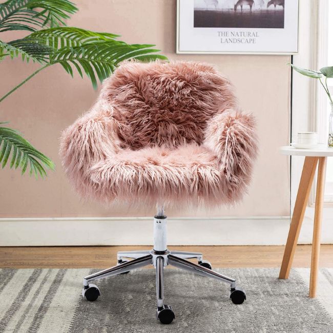 Fluffy Office Desk Chair