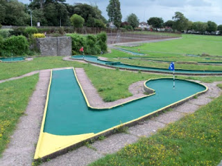 Crazy Golf at Salthouse Fields in Clevedon, North Somerset