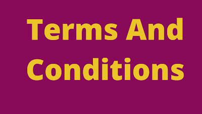 Terms And Conditions