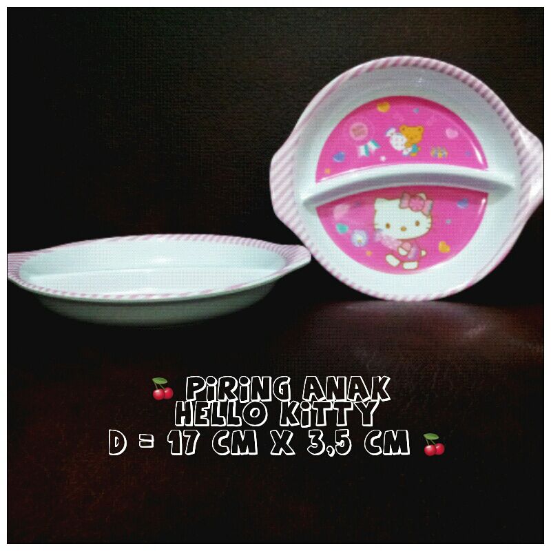  Jual  Grosir Ecer Piring  Melamin Hello  Kitty 