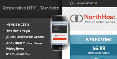 North Host � Web Hosting, Responsive WHMCS Template
