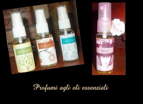 profumi spray oli essenziali