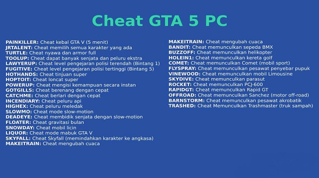 Cheat GTA 5