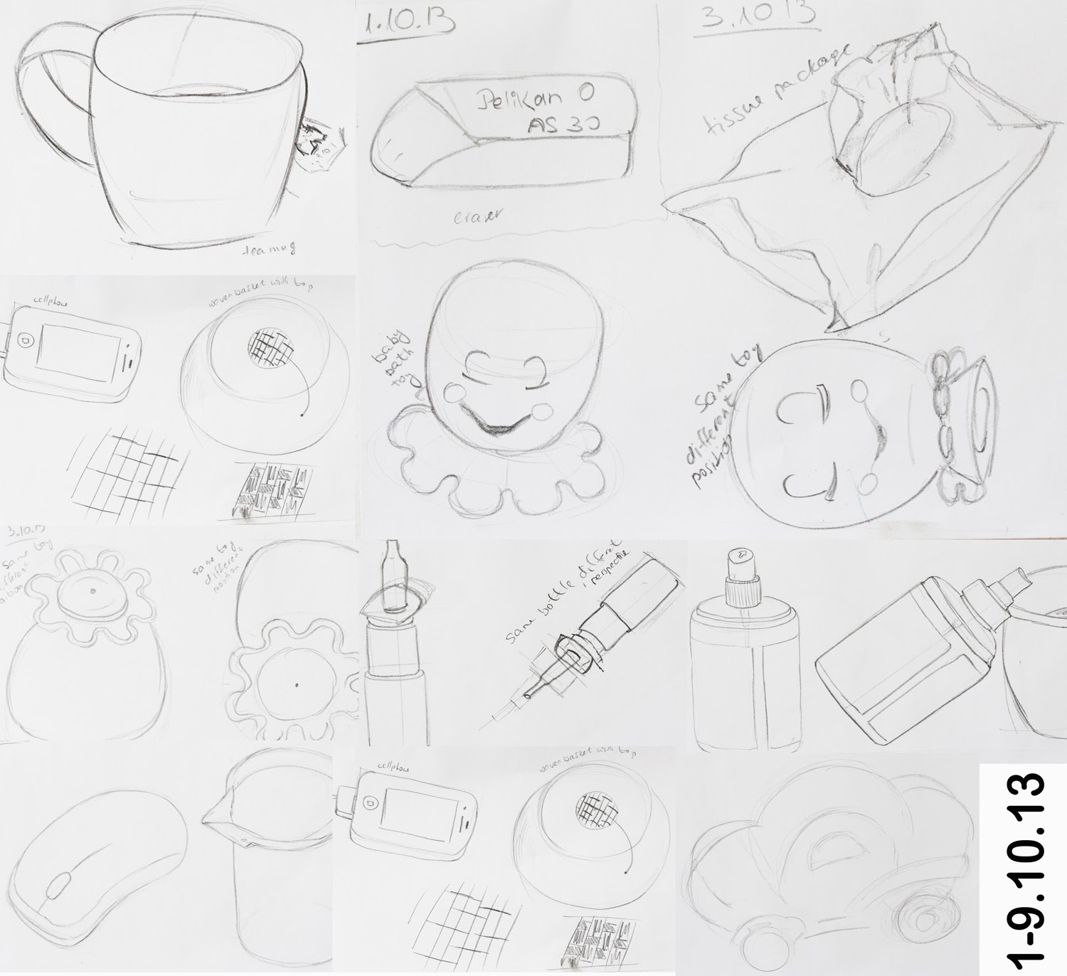 Weekly : Doodles and tuts: 365 drawings - 1 drawing per day: October 2013