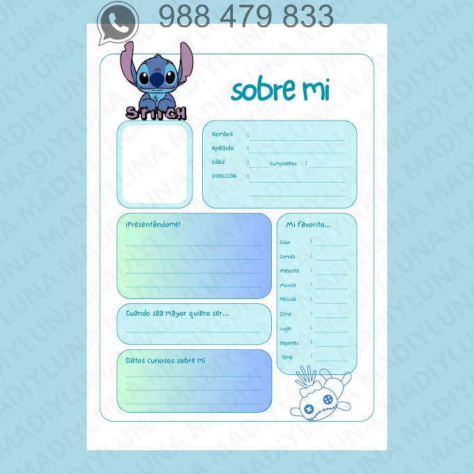 Lilo & Stitch Hojas Internas