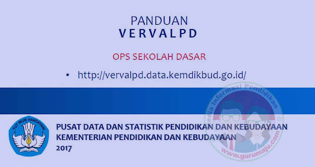 rekan Operator  Sekolah secara rutin setelah melakukan update pada data Dapodik Panduan Verpal PD untuk Operator SD (Sekolah Dasar)