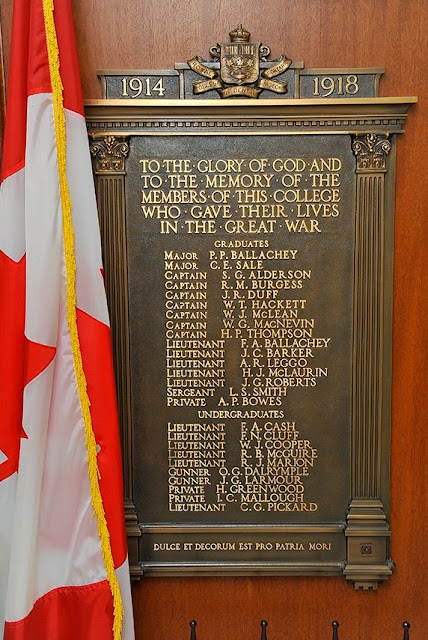 War Memorial at the Faculty of Dentistry