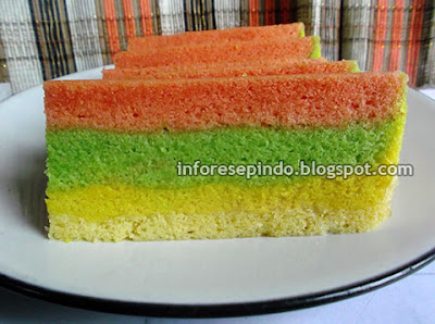 Resep Cara Membuat Kue Bolu Kukus Pelangi