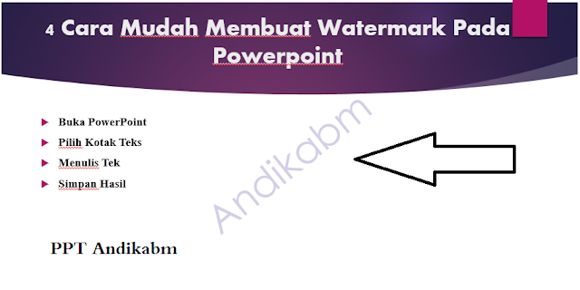 Watermark Powerpoint