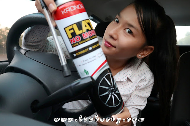 Penyelamat Tayar Pancit Kronos Flatnomore Tyre Sealant and Inflator