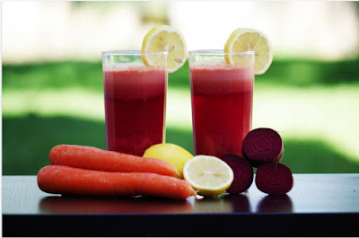 Jugo verduras contra anemia