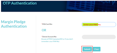 CDSL New Margin Pledge Authentication