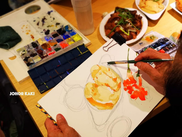 Food Sketching with Scenic Rangers at Noodle Place @ Orchard Gateway 猎影骑兵