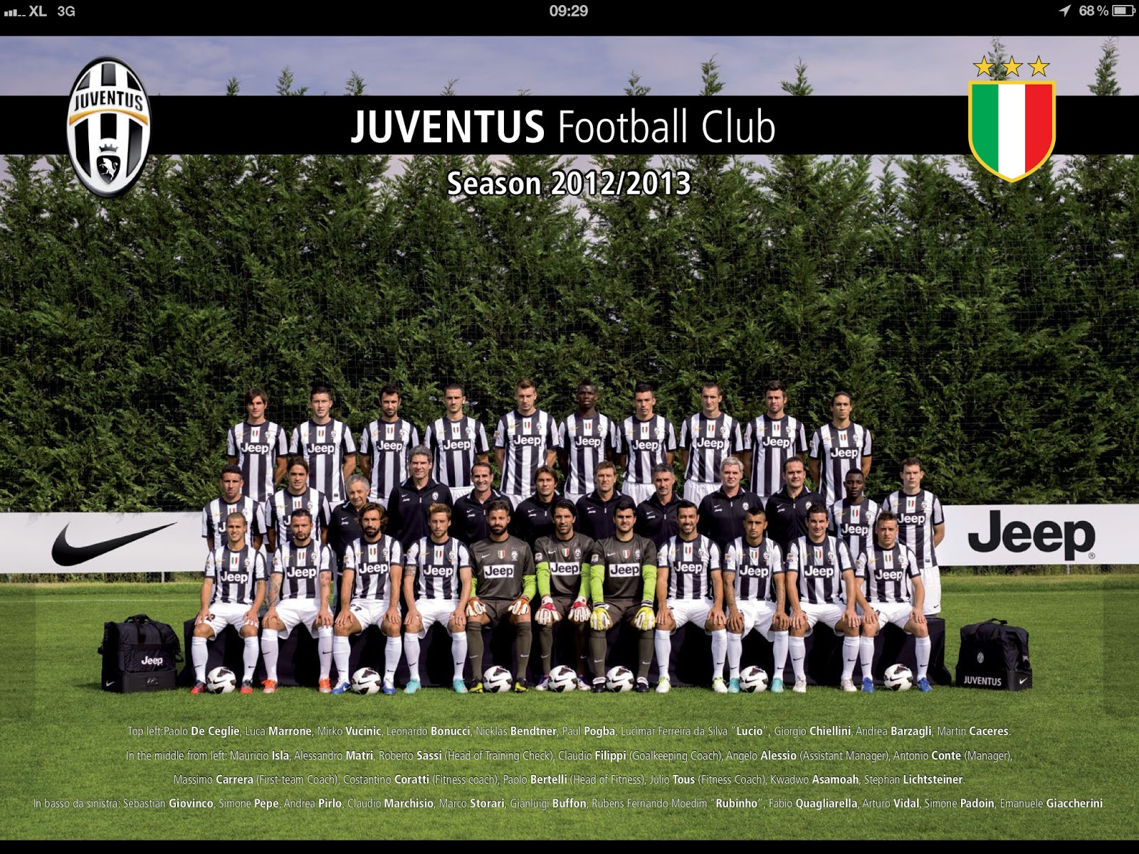 Squad Juventus 2012-2013 ~ Bianconeri