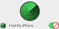 disable find my iPhone