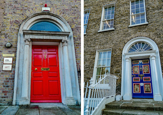 Portas coloridas de Dublin, Irlanda