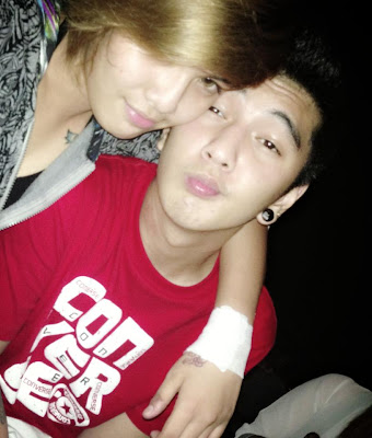 myanmar famous singer athen cho swe and her boyfriend