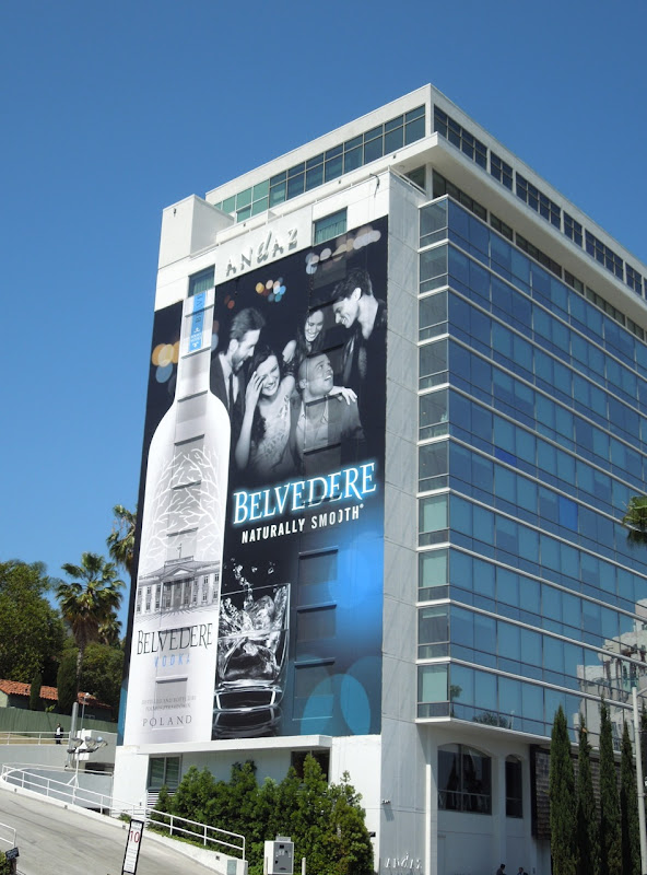Belvedere Vodka Naturally Smooth billboard Andaz Hotel