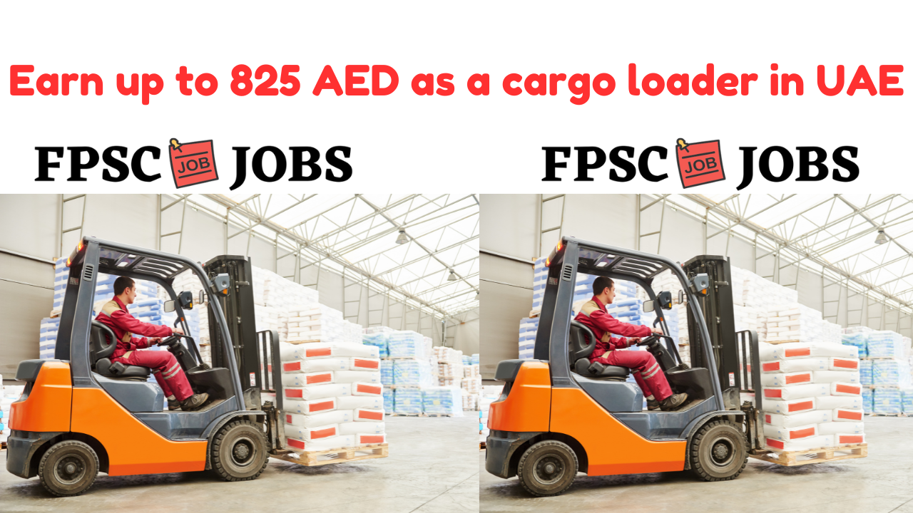 Earn up to 825 AED as a cargo loader in UAE