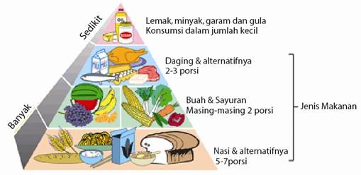 Piramida Makanan Sehat Menu Makanan Sehat