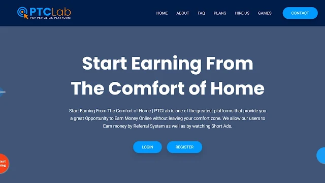 PTCLAB Ads Watching Online Earning Website Review