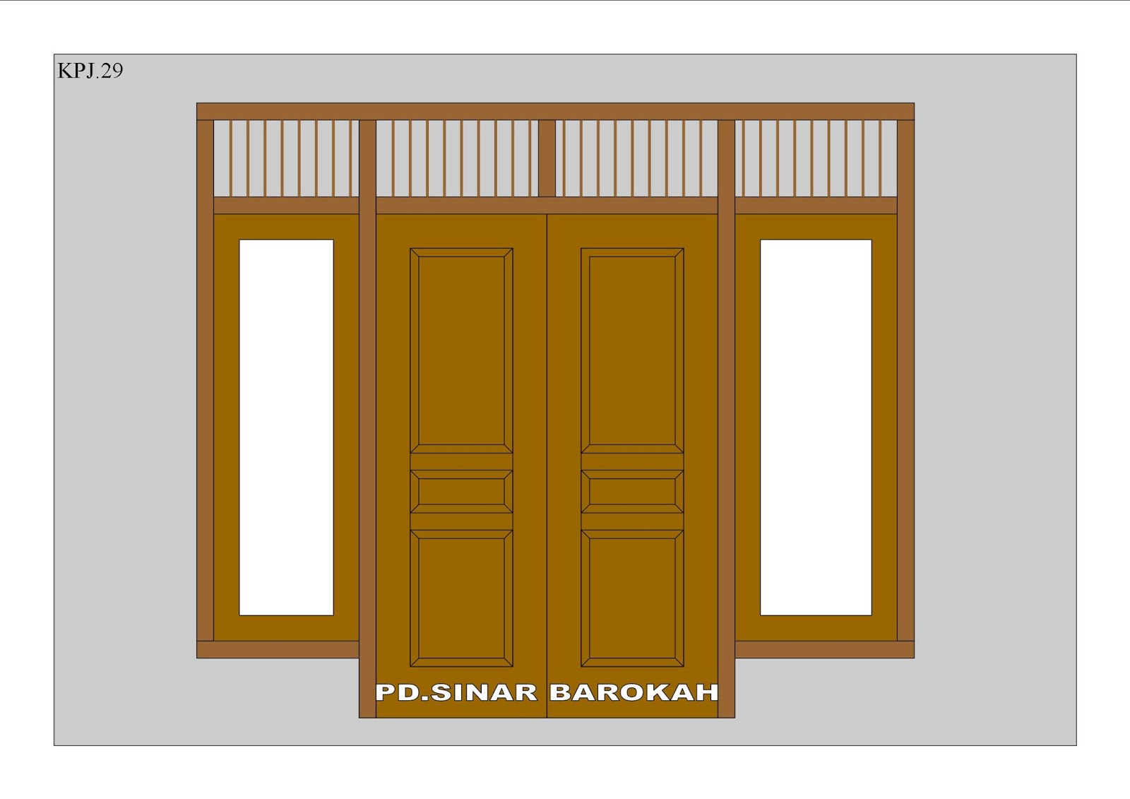 PD SINAR BAROKAH Harga pintu utama kayu  bogor  PD SINAR 