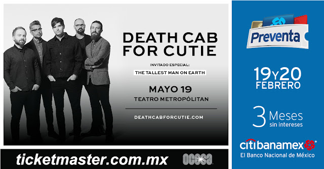 Death Cab For Cutie en Ciudad de México