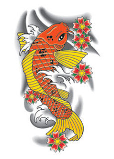 Beautiful Japanese Koi Fish Tattoo Designs 3